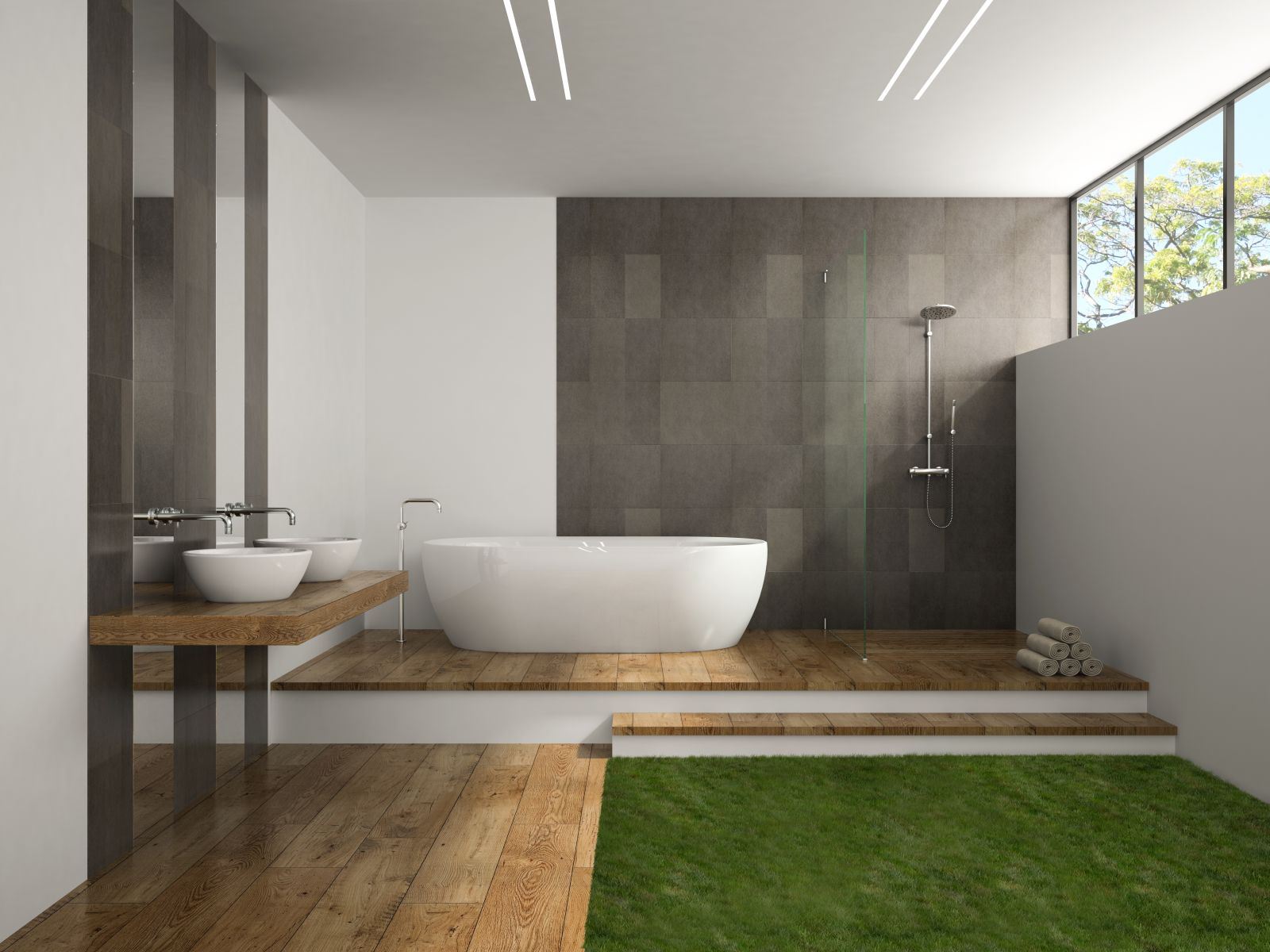 Großes Badezimmer