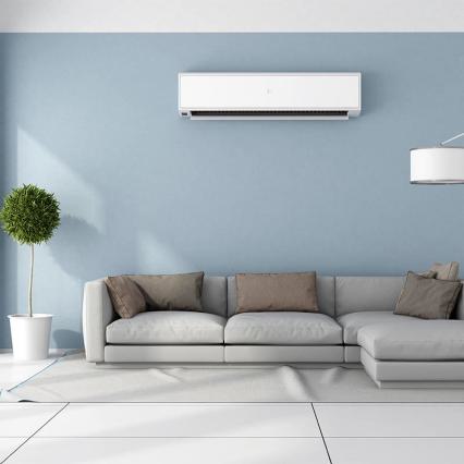 Wohnzimmer mit Klimaanlage