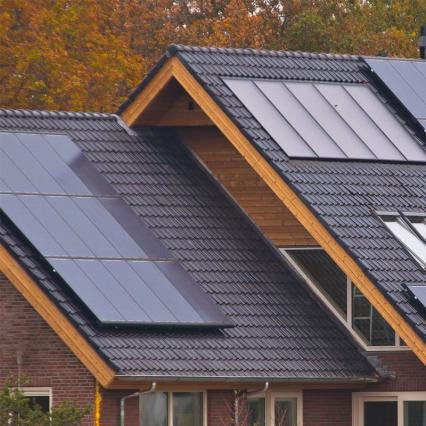 Solaranlage auf Hausdach